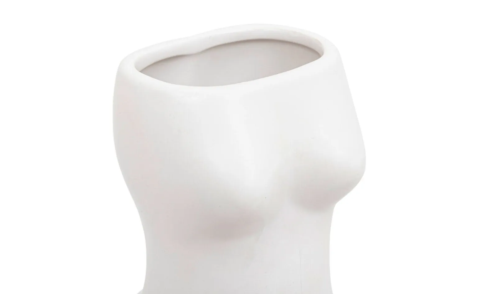 Abby vaso dolomite bianco h17 cm