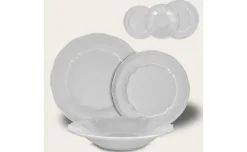 Abert Baroque piatto fondo bianco Ø27 cm