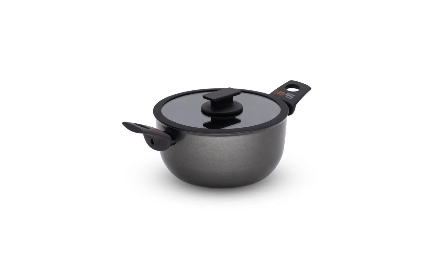 Accademia Mugnano Fortezza casseruola antiaderente con coperchio, 22 cm