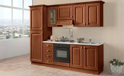 Adele cucina 263 cm colore noce