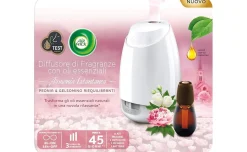 Air Wick diffusore oli essenziali peonia e gelsomino
