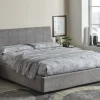 Alba letto matrimoniale contenitore grigio chiaro