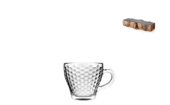 Alisei set 6 tazzine caffè in vetro
