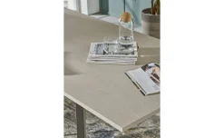 Almeria tavolo allungabile con piano colore marmo sabbia