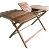 Amalfi tavolo in acacia estensibile L115/150 cm