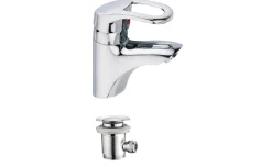 Antony miscelatore lavabo cromo Ø40 cm