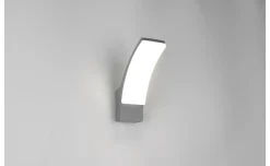 Applique led beja 12 watt altezza 23 centimetri ip44 antracite