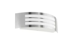 Applique leiros E27 grigio alluminio IP44