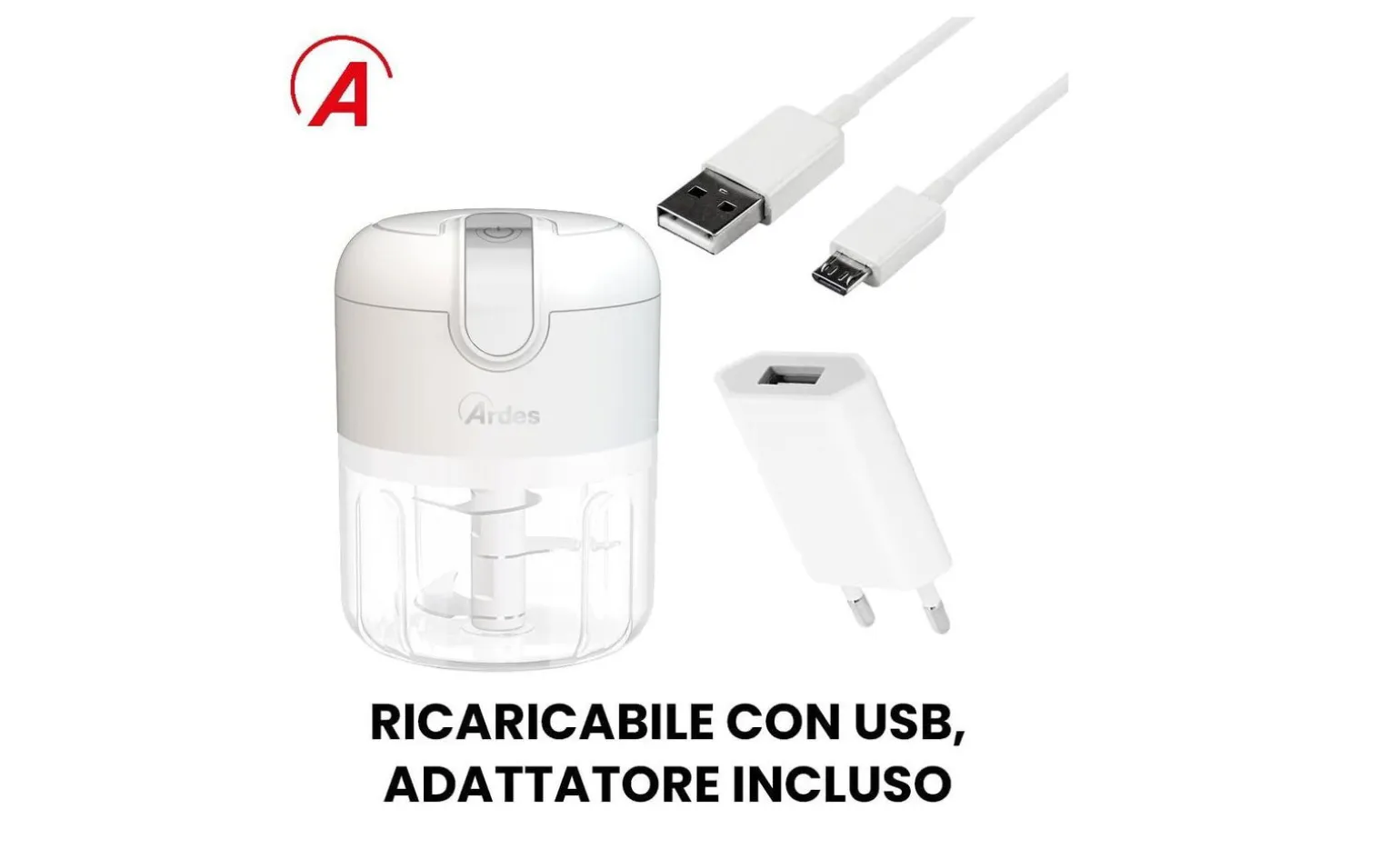 Ardes Tritatutto ricaricabile Atom ARCHOP02