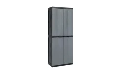 Armadio baltix alto 4 ripiani 65x37x165 cm