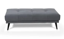 Arno pouf in tessuto antracite