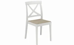 Artemide sedia in polipropilene bianco