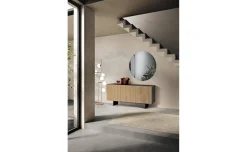 Aston madia 3 ante colore antracite e rovere chiaro