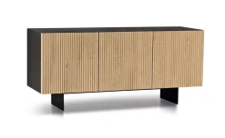 Aston madia 3 ante colore antracite e rovere chiaro
