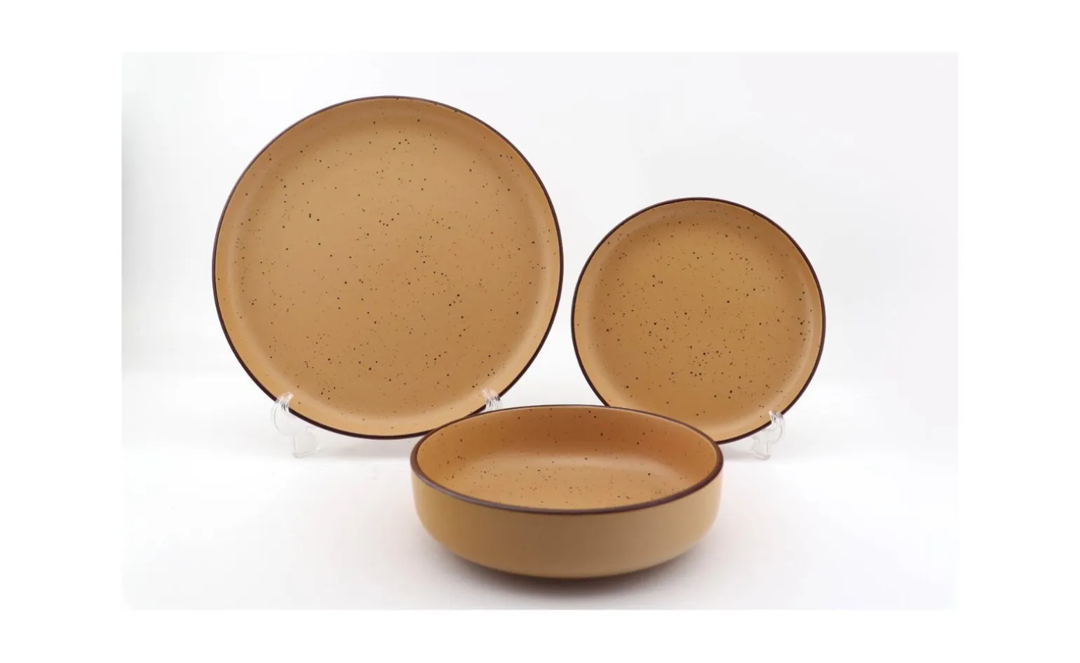 Autumn Pepper servizio piatti 18 pezzi in stoneware – colore giallo