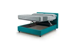 Baleari letto matrimoniale comfort turchese