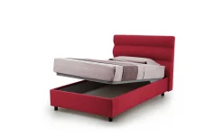 Baleari letto piazza e mezza comfort rosso