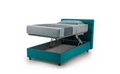 Baleari letto piazza e mezza comfort turchese