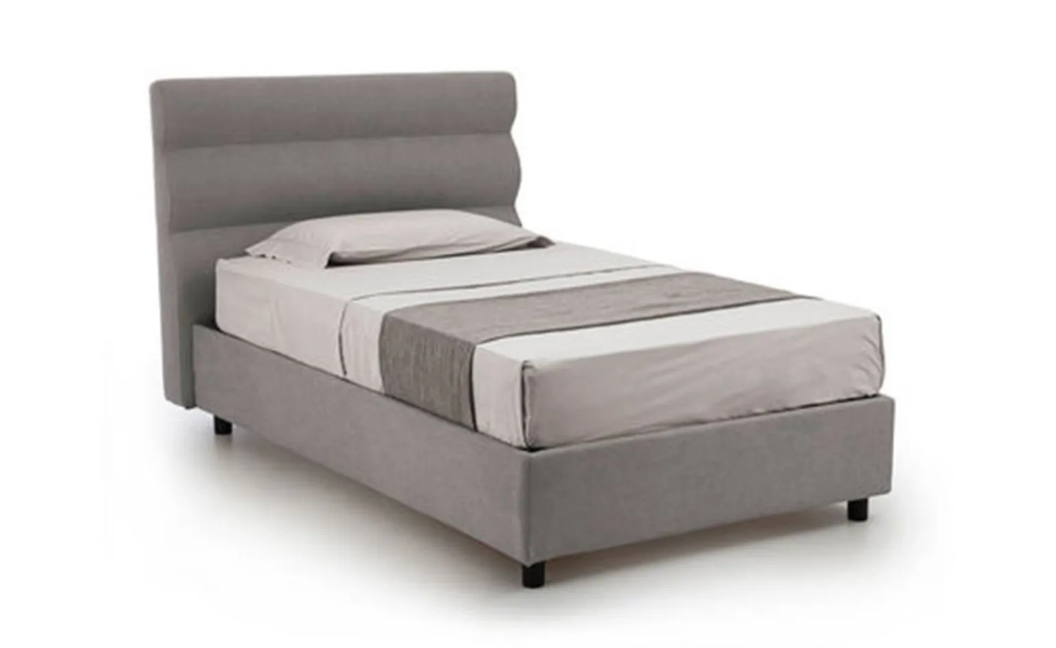 Baleari letto piazza e mezza comfort grigio