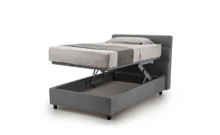 Baleari letto piazza e mezza comfort cenere