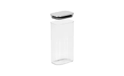 Barattolo cucina in vetro brosilicato con tappo acciaio, 1,8 L