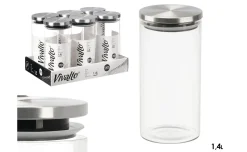 Barattolo in borosilicato da 1,1 l con tappo