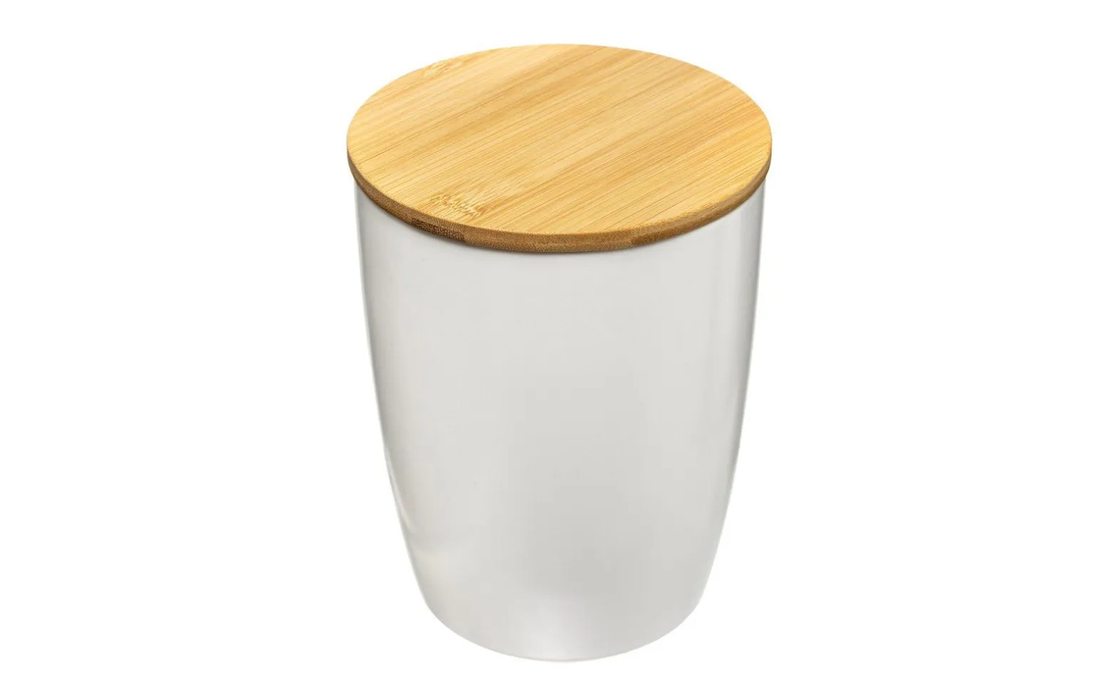Barattolo 1,5L in ceramica con tappo in bamboo