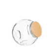 Barattolo 0,65L in vetro con tappo in bamboo