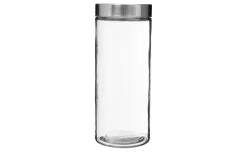Barattolo 2L in vetro con tappo in acciaio inox