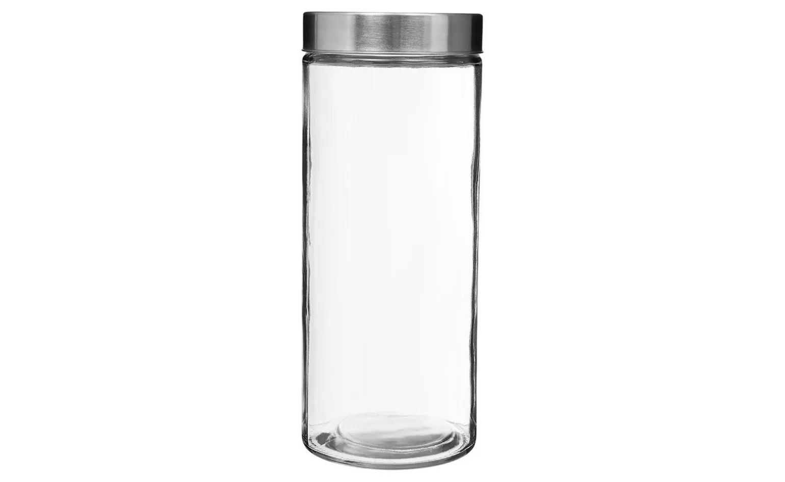 Barattolo 2L in vetro con tappo in acciaio inox