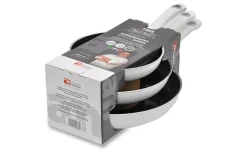 Bee tris padelle bianco Ø18/22/26 cm