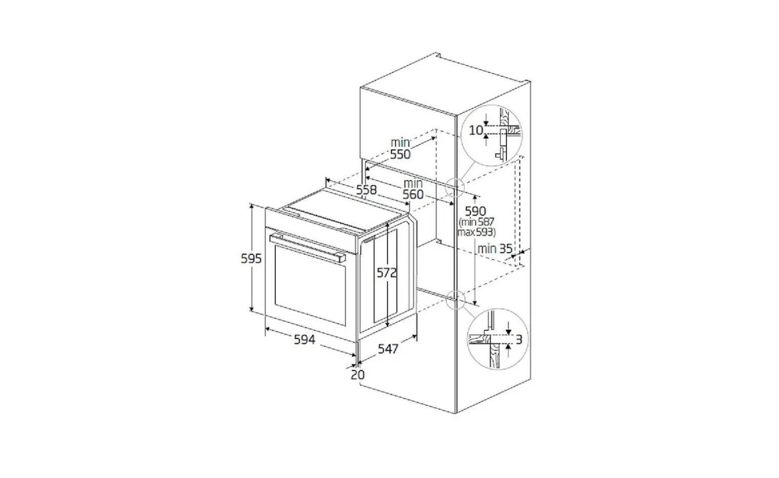 Beko Forno elettrico ventilato BBIE11100B