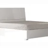 Bella letto matrimoniale contenitore bianco lucido