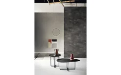 Benny tavolino nero rotondo in ceramica