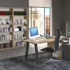 Beta scrivania angolare reversibile rovere scuro l 160 cm