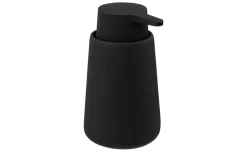 Beton dispenser sapone in ceramica nero h14,8 cm