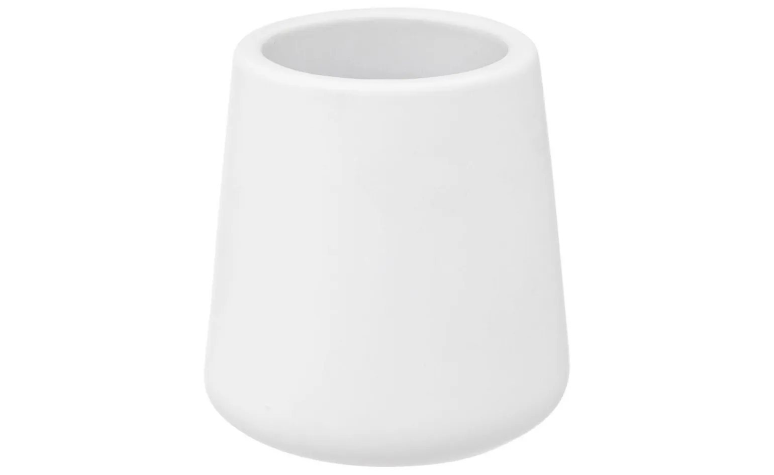Beton scopino bagno in ceramica bianco Ø12x40 cm