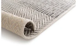 Betulla tappeto beige e grigio a quadri 120x170 cm