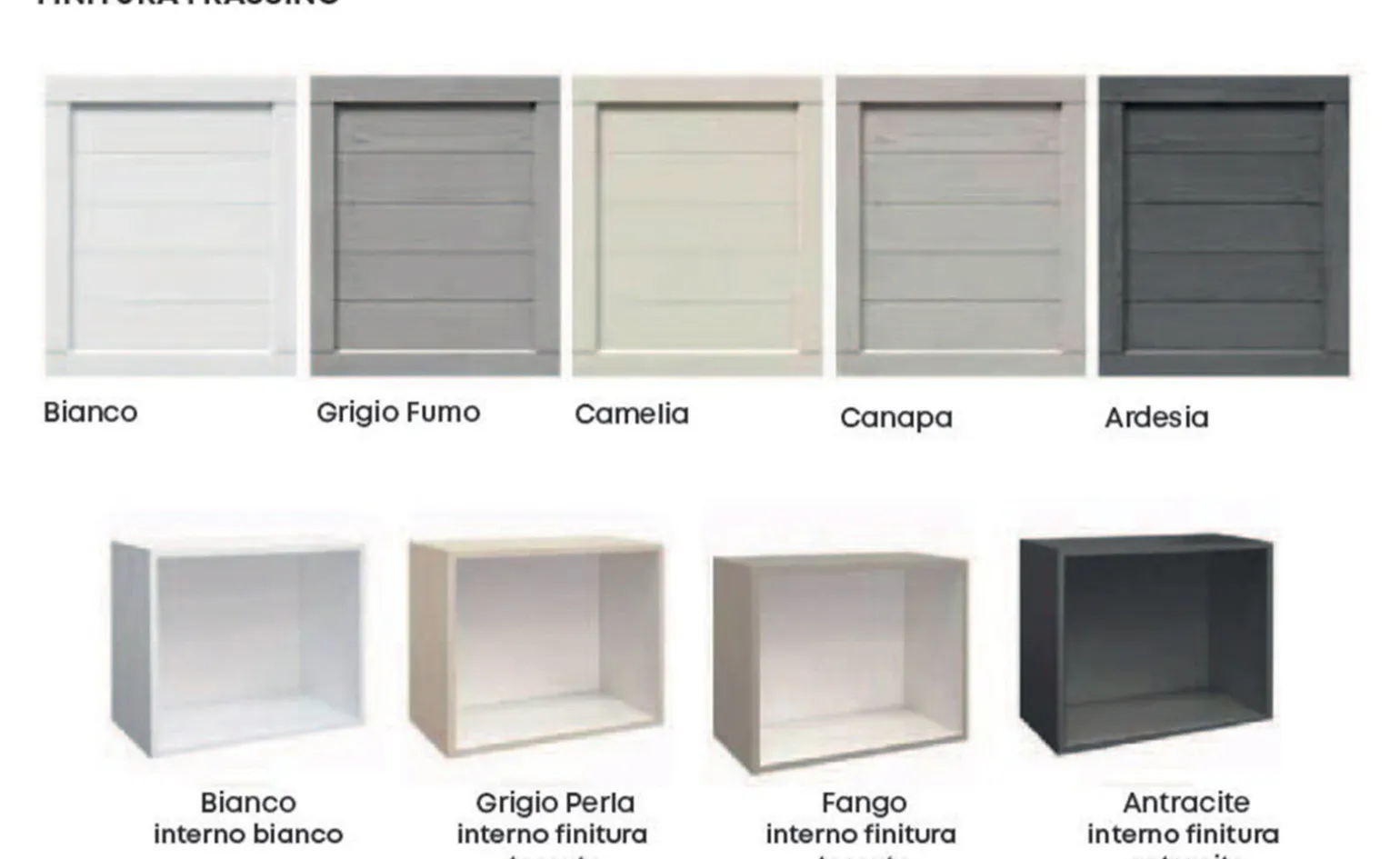 Beverly cucina 330 cm colore bianco e grigio fumo