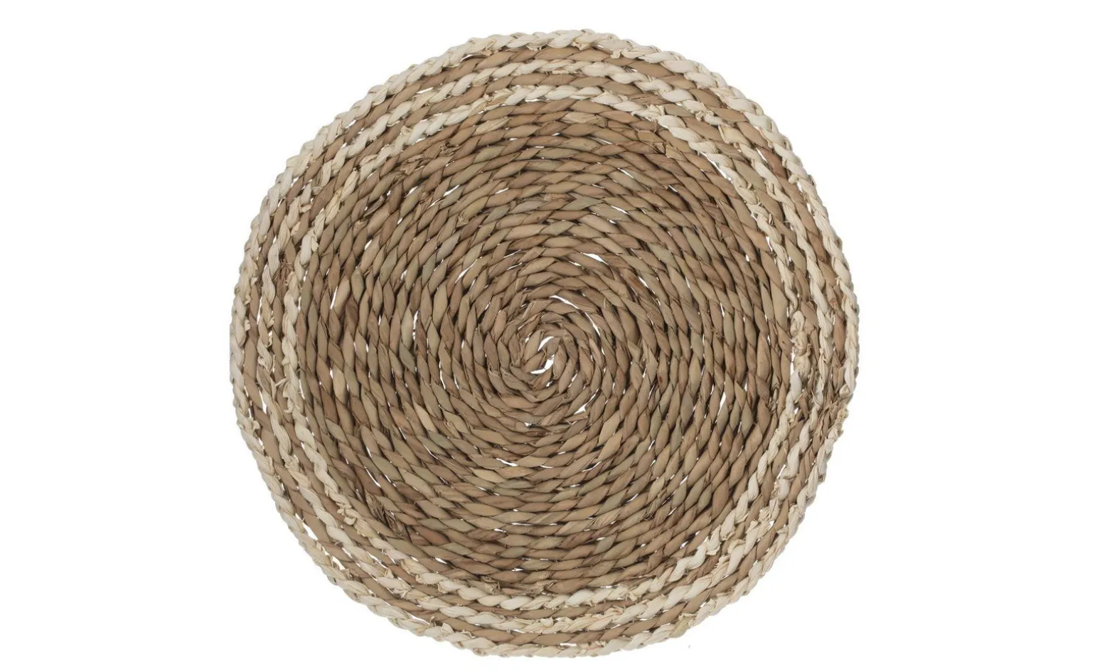 Bicolor sottopiatto in vimini Ø38 cm