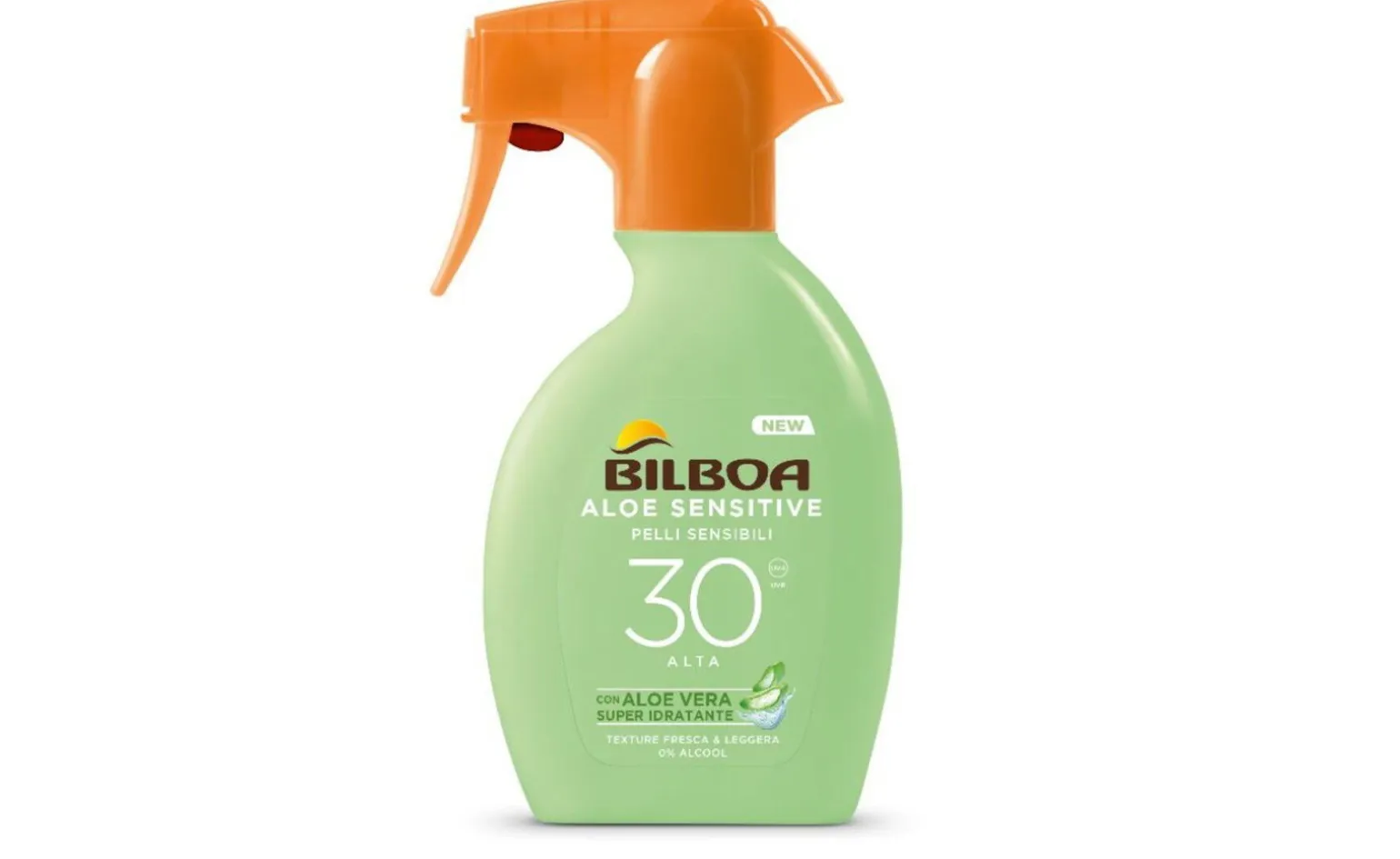 Bilboa Aloe Sensitive Trigger Solare 250Ml Spf30+