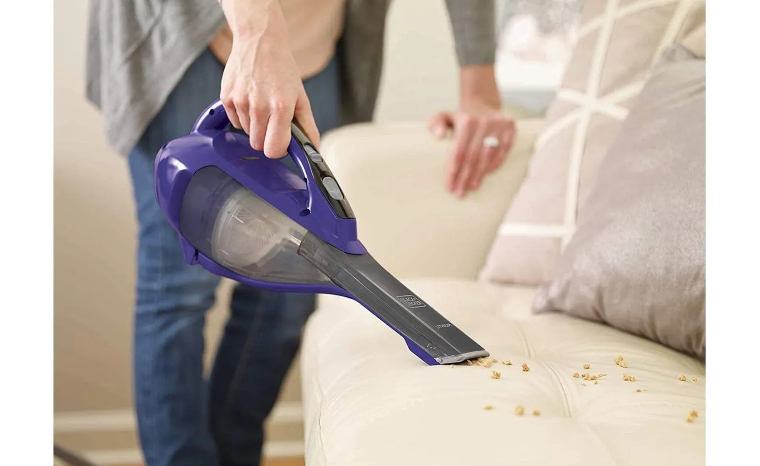 Black&Decker Aspiretta ricaricabile DVA 325 JP07