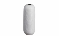 Blanque vaso h35,5 cm in ceramica bianca