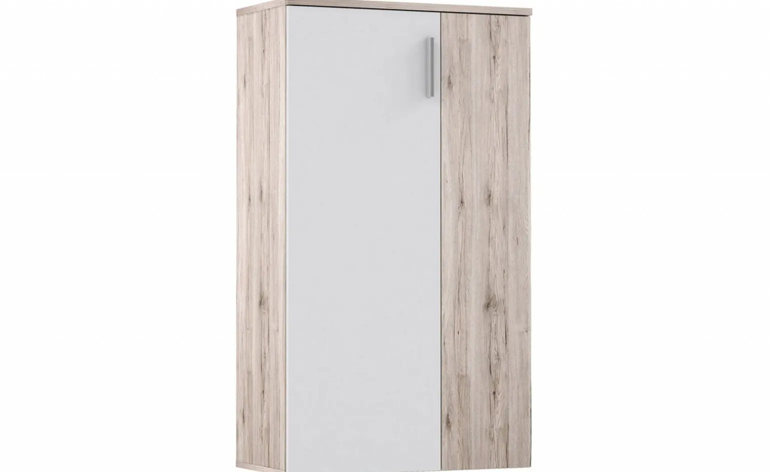 Blog scarpiera bianco e rovere naturale 2 ante
