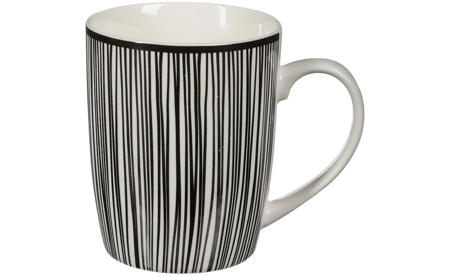 Bohemia tazza in porcellana 330 ml bianca e nera