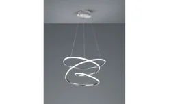 Bologna sospensione LED in metallo 36W Ø50 cm