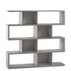 Book libreria a parete cemento h144 cm