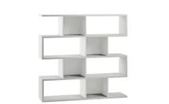 Book libreria a parete ossido bianco h144 cm