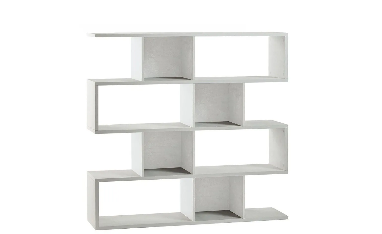 Book libreria a parete ossido bianco h144 cm
