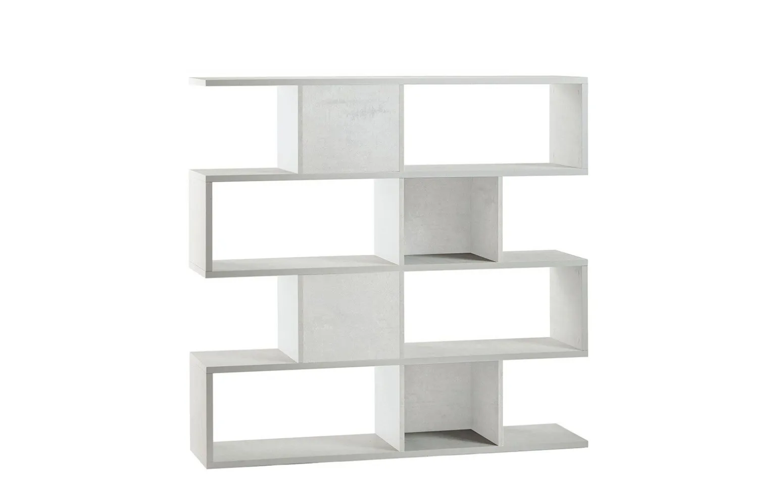 Book libreria a parete ossido bianco h144 cm